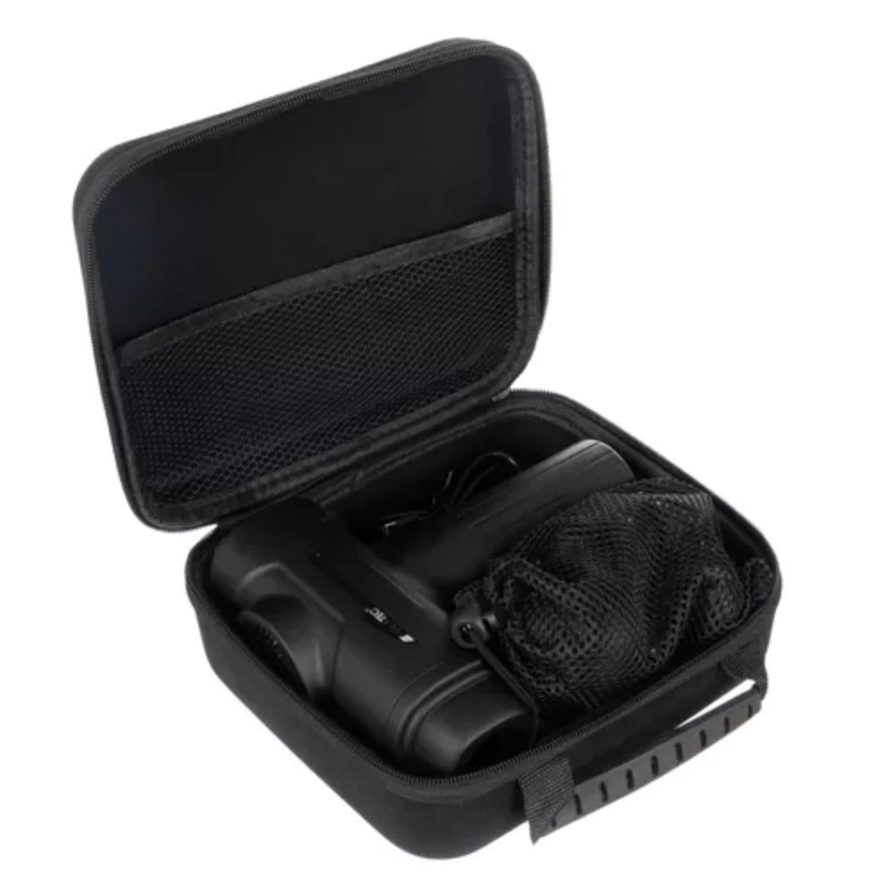 Massagepistol med 8 massagehoveder
