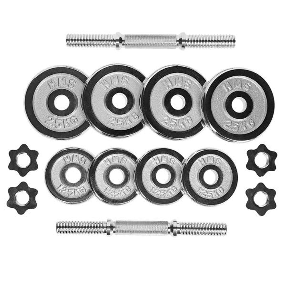 30 mm ställbart hantelset - 20 kg