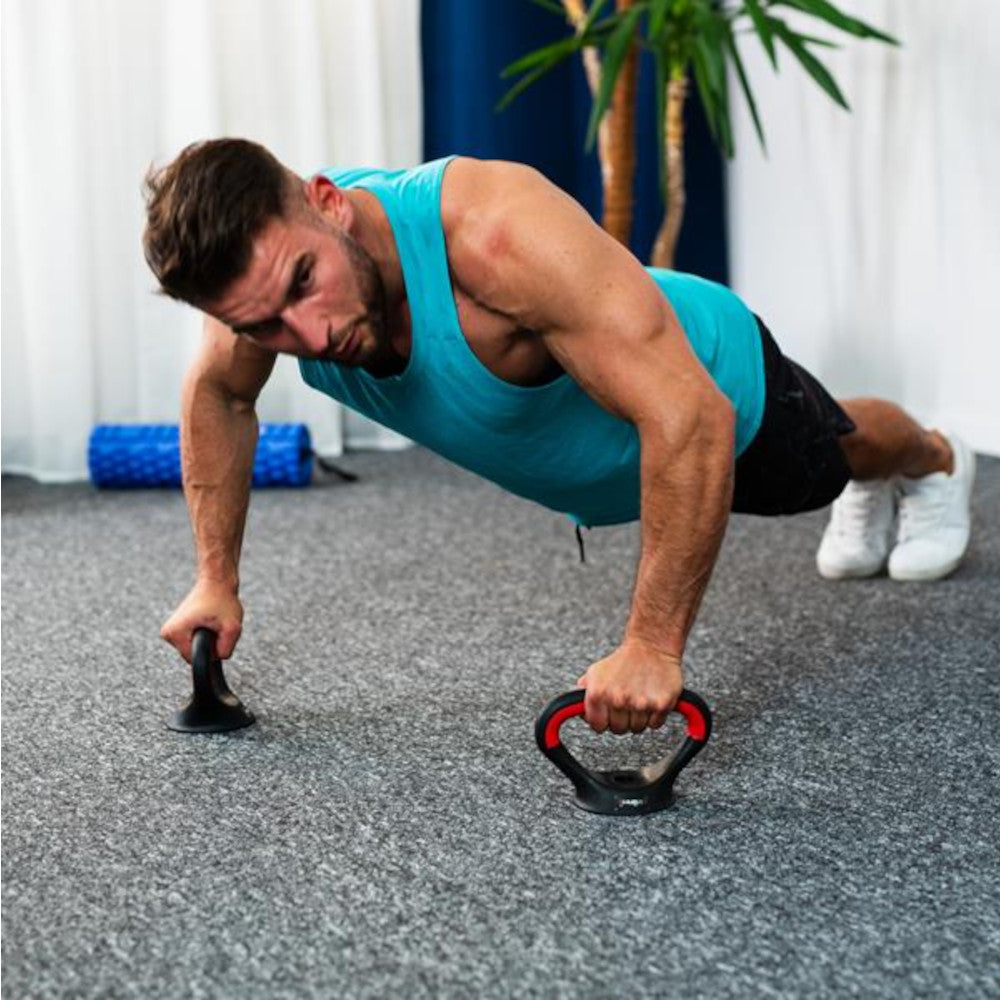 6-i-1 träningsset 30 kg (hantlar, skivstång & kettlebell)
