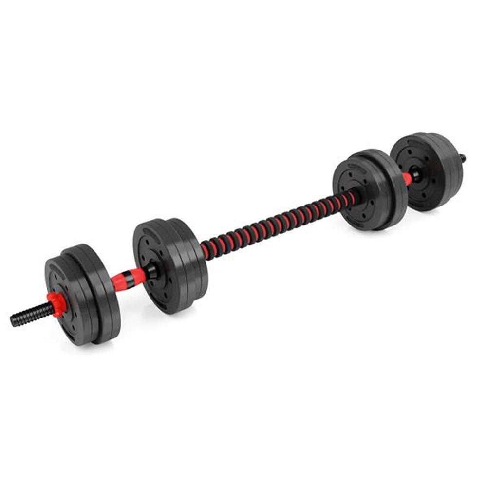 Justerbart hantel- och skivstångsset 15 kg