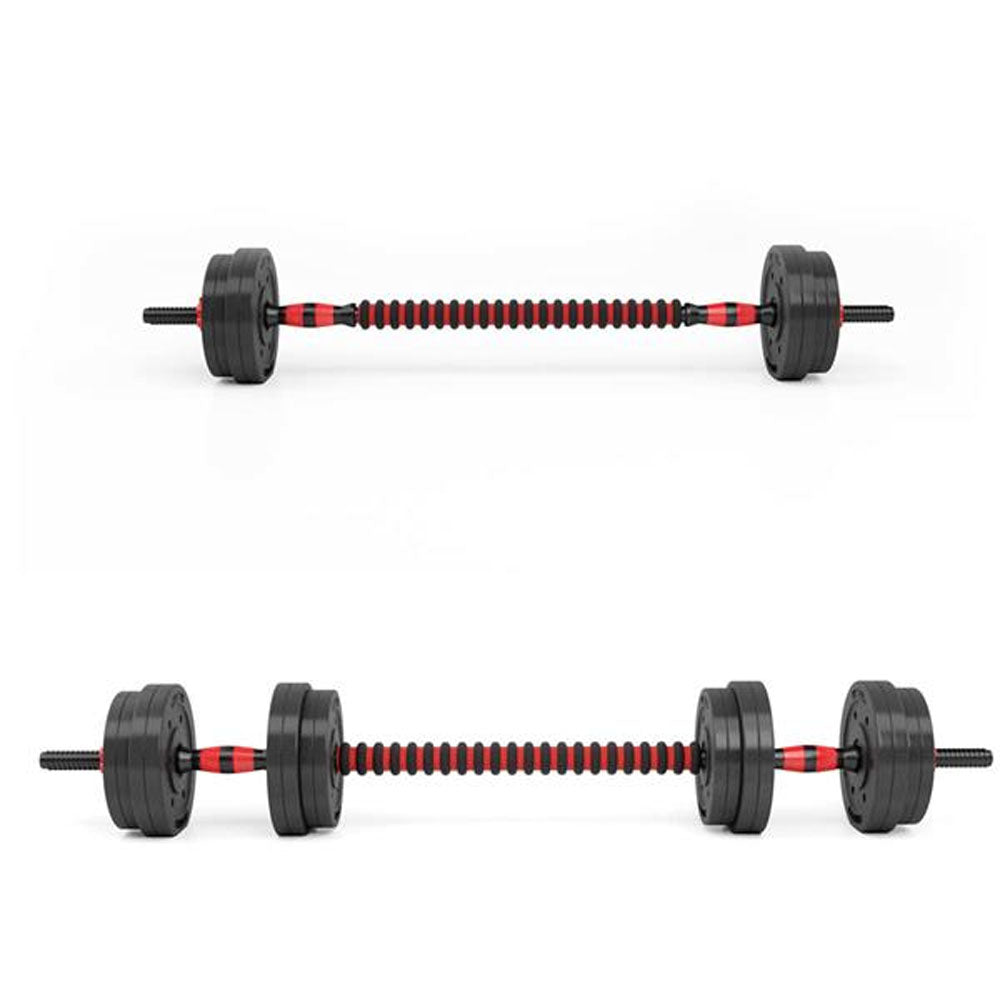 Justerbart hantel- och skivstångsset 15 kg