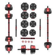 HMS Justerbart hantel- och skivstångsset 15 kg
