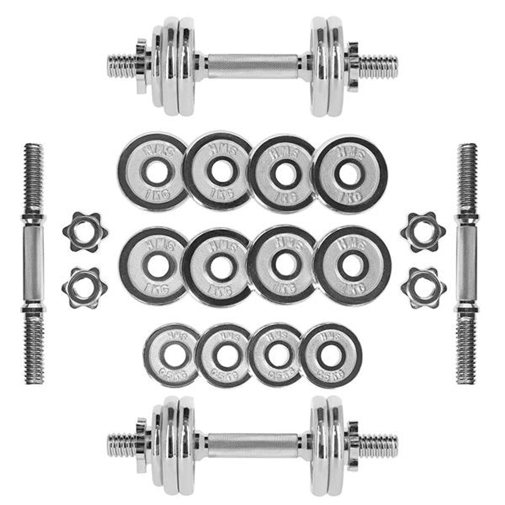 30 mm Justerbart hantelset – 15 kg
