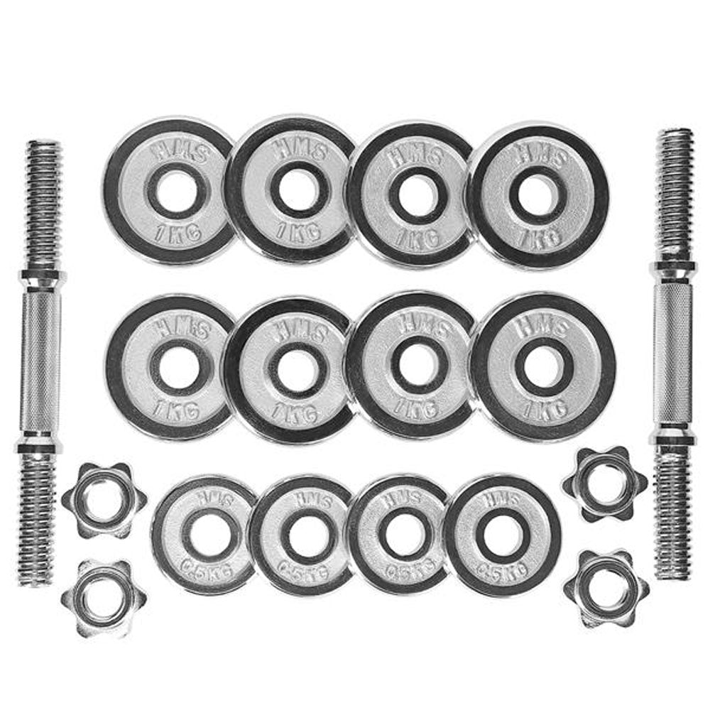 30 mm Justerbart hantelset – 15 kg