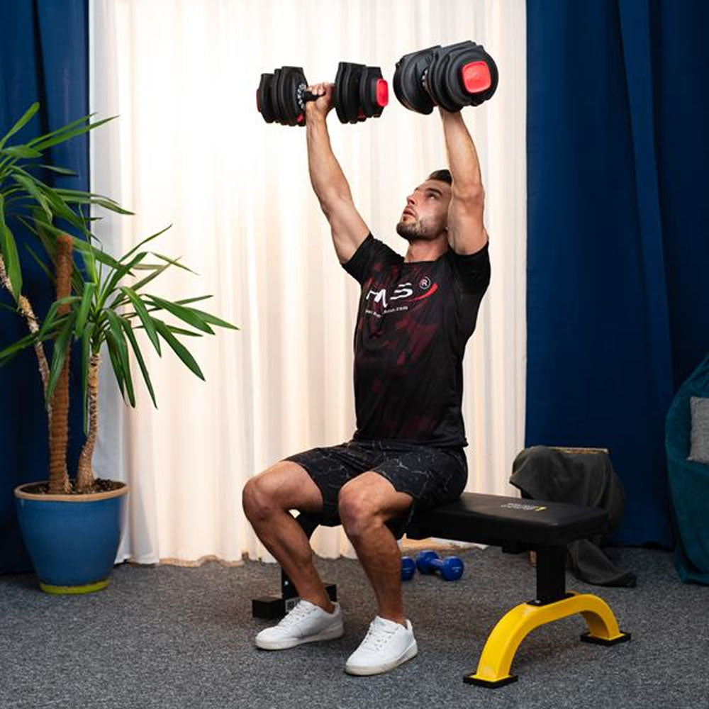 3-i-1 Träningsset 40 kg (Hantlar, Skivstång & Kettlebell)