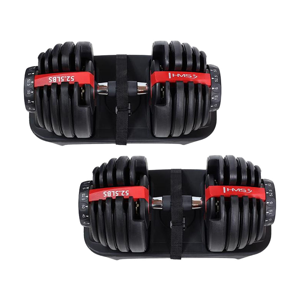 Justerbara hantlar 2-24 kg - Set