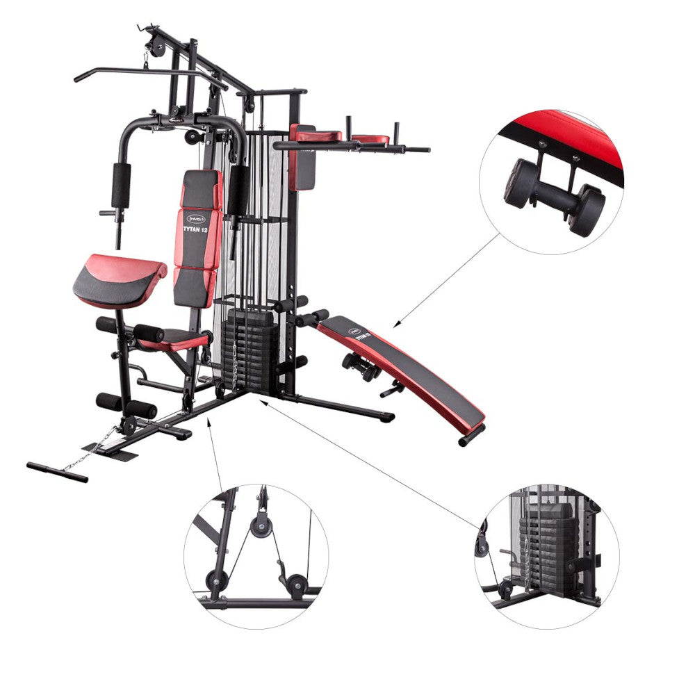 HMS Homegym Multiträningsmaskin Tytan-12