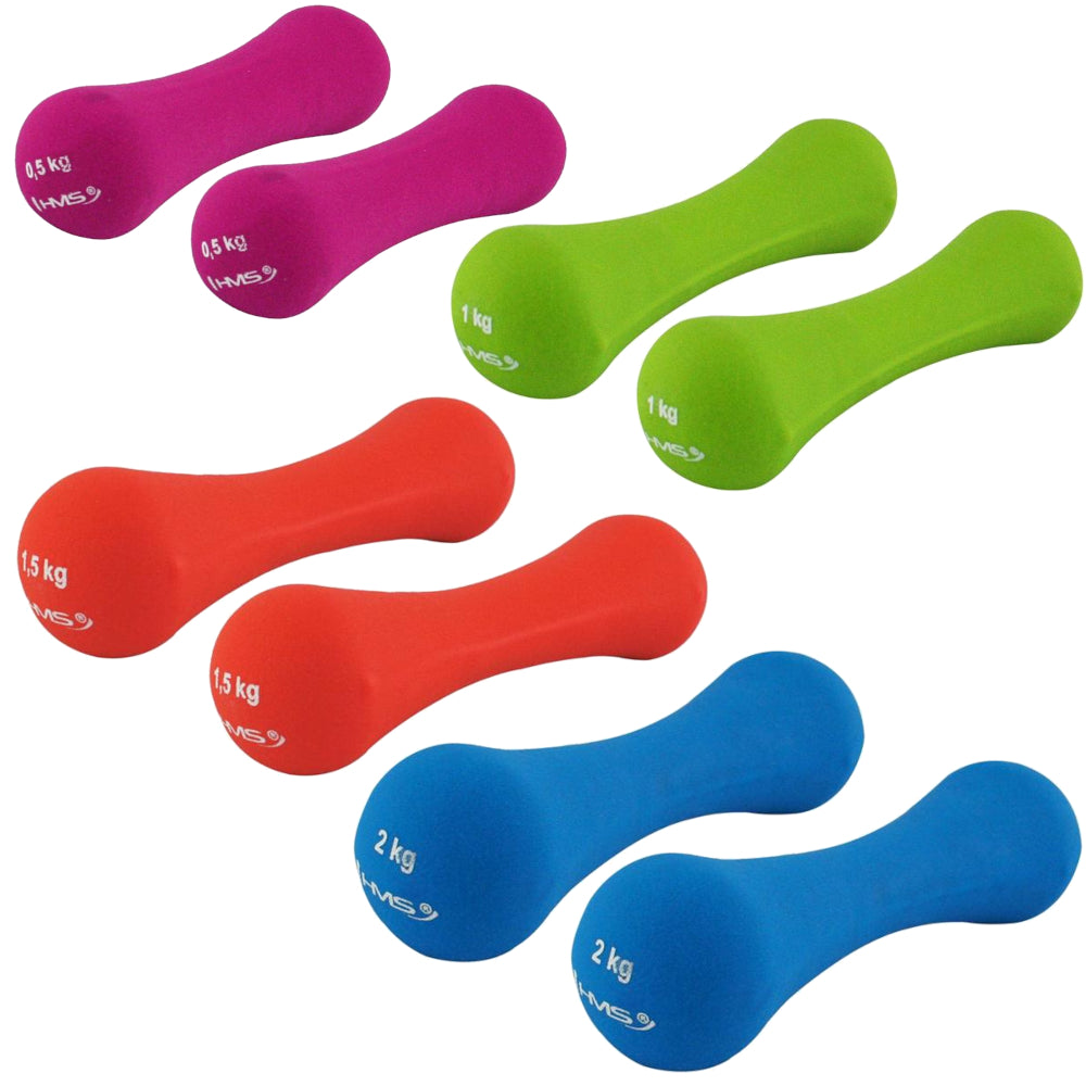Neoprenhantlar set 0,5–2 kg
