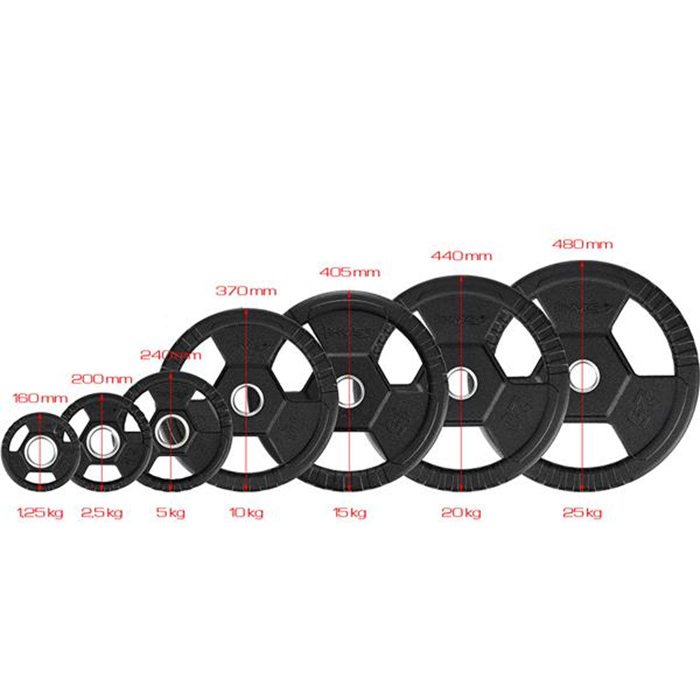 Vægtskive 1,25 kg Ø50 mm