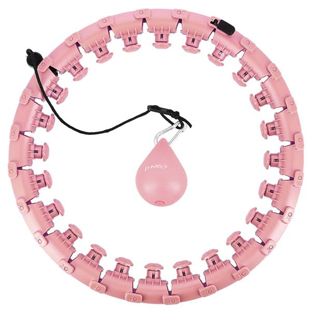 HMS Smart Justerbar Hulahoppring med vikt (Rosa)