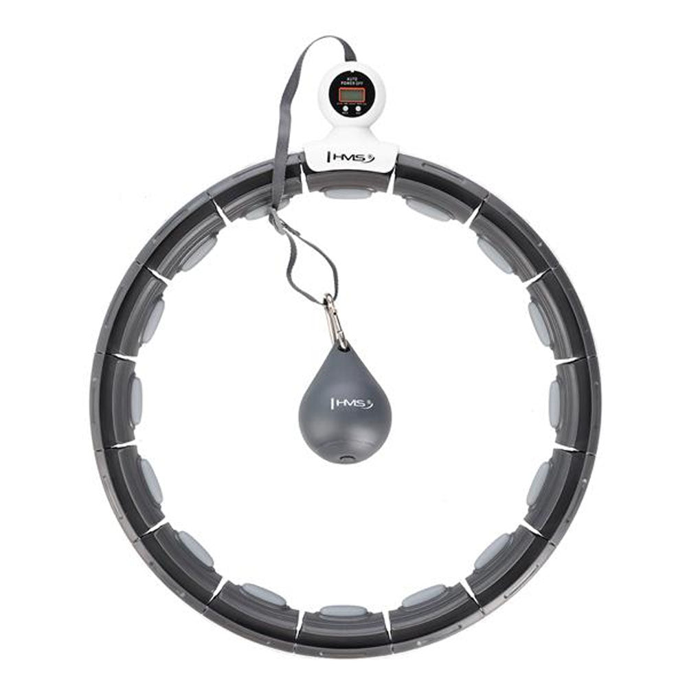 HMS Smart Justerbar Hula-hoop-ring med Vikt (Svart/Vit)