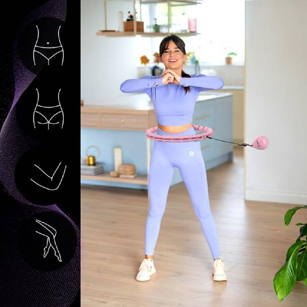 HMS Smart Justerbar Plus Size Hulahoppring med Vikt