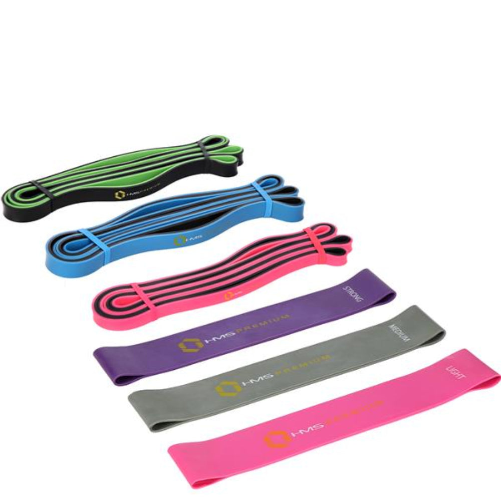 HMS Träningsgummiband set