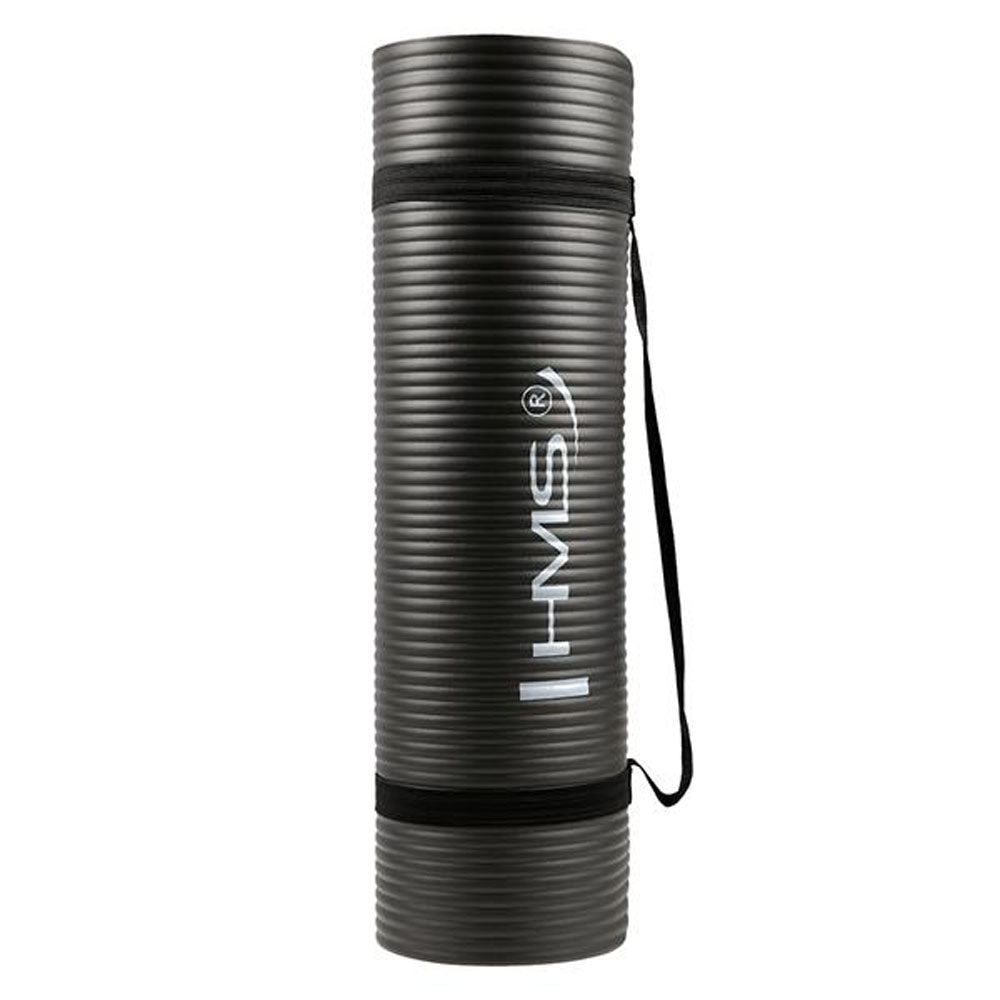 Träningsmatta Svart - 12 mm