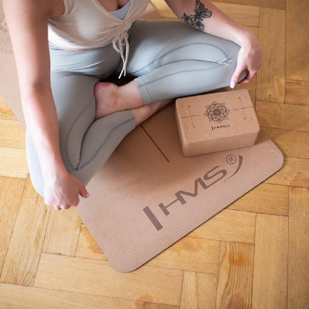 Yogablock av kork