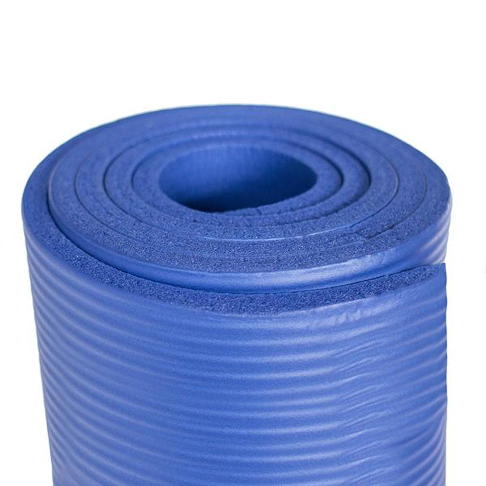 Yogamåtte Blå - 10 mm