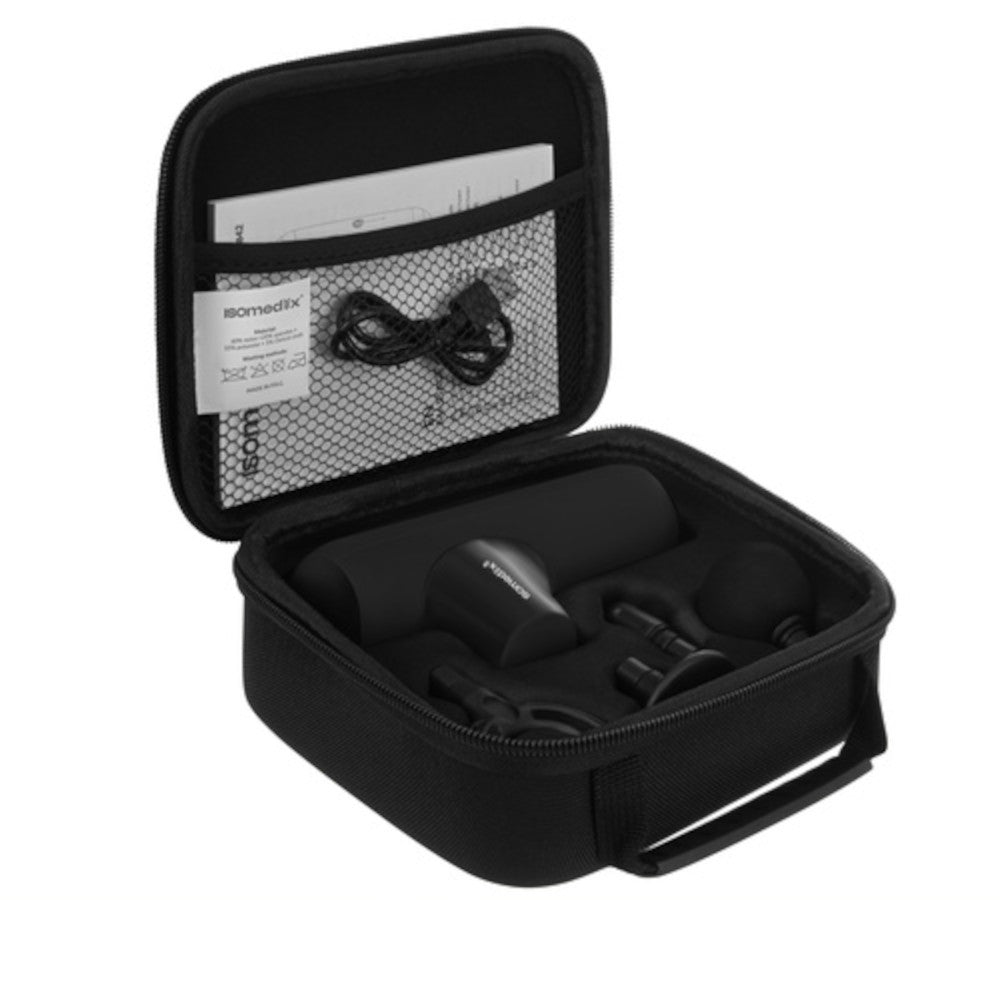 Mini-massagepistol med 4 massagehuvuden