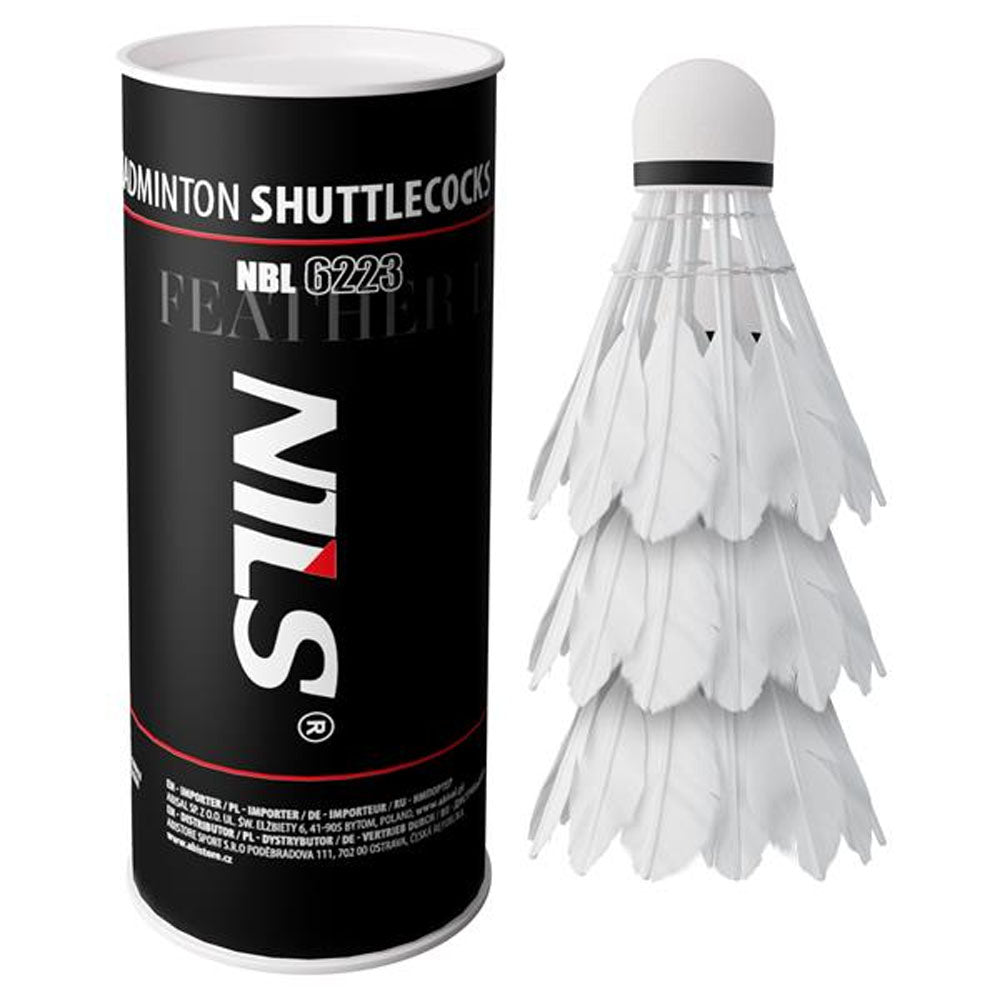 NILS Badminton LED Fjerbolde 3-Pak