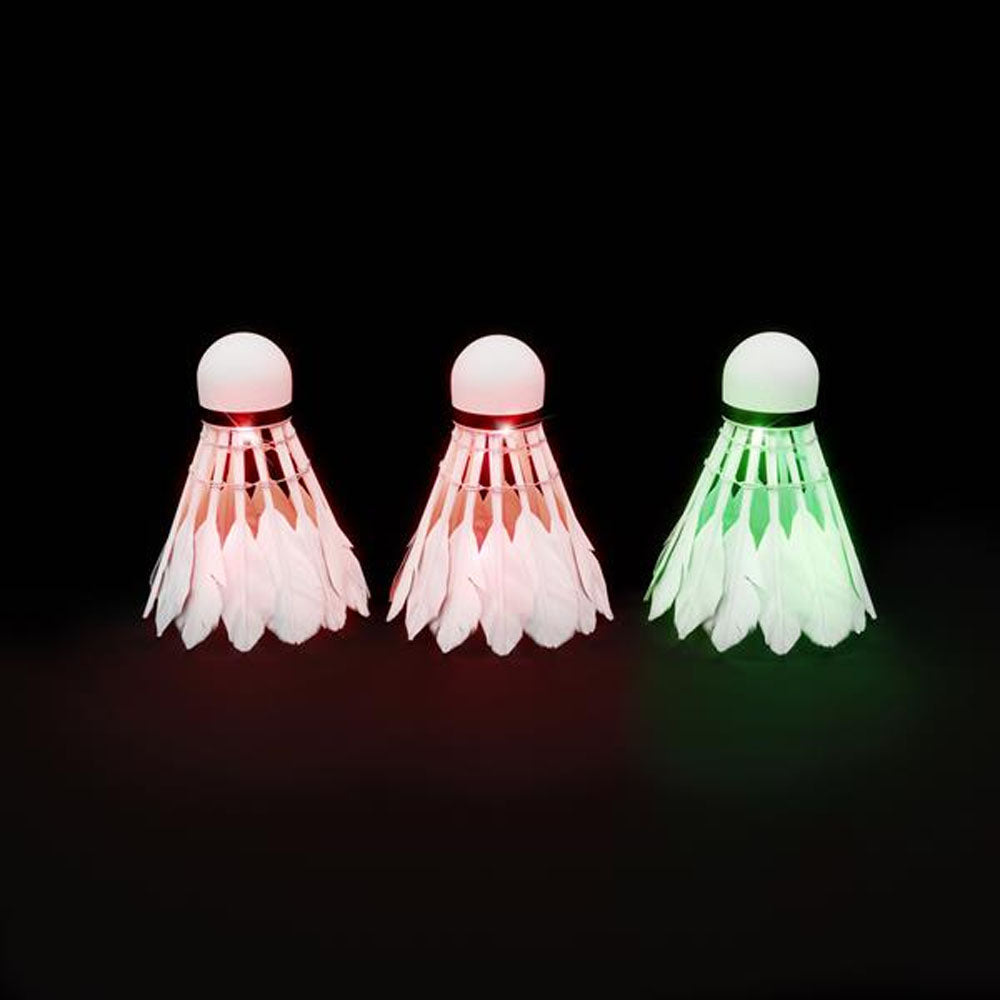 NILS Badminton LED Fjerbolde 3-Pak