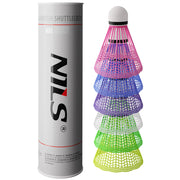 NILS Nylon Badmintonbolde 6-Pak