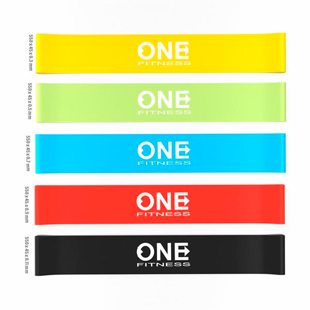 ONE Träningsgummiband 5-pack