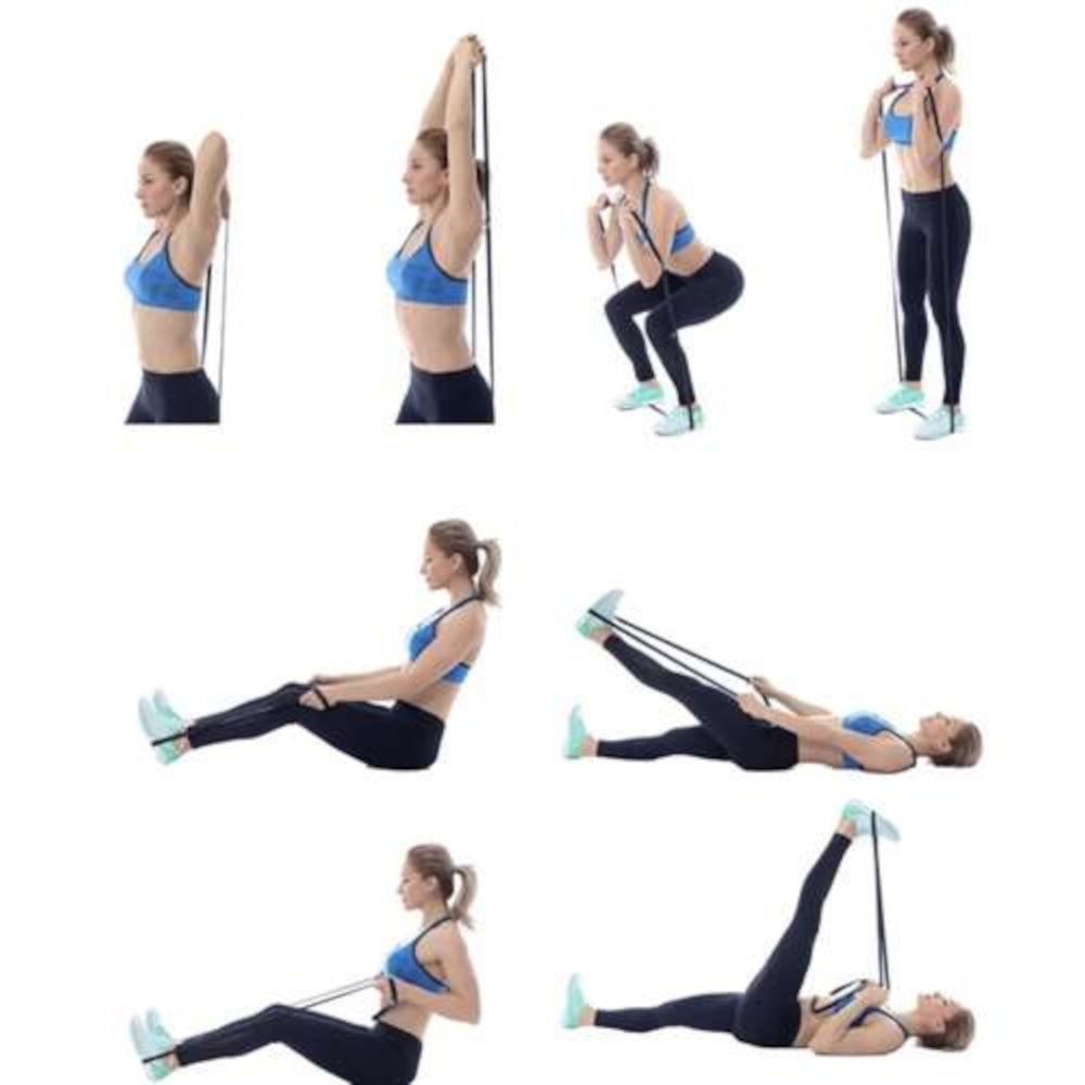 Powerband Træningselastik Sæt (2-40 kg)