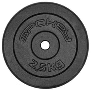 Spokey Viktplatta Gjutjärn - 2,5 kg