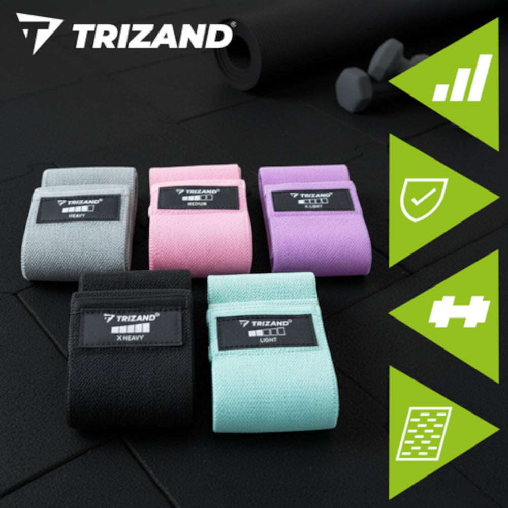 Booty Band Træningselastikker 5-pak (5-35 kg)
