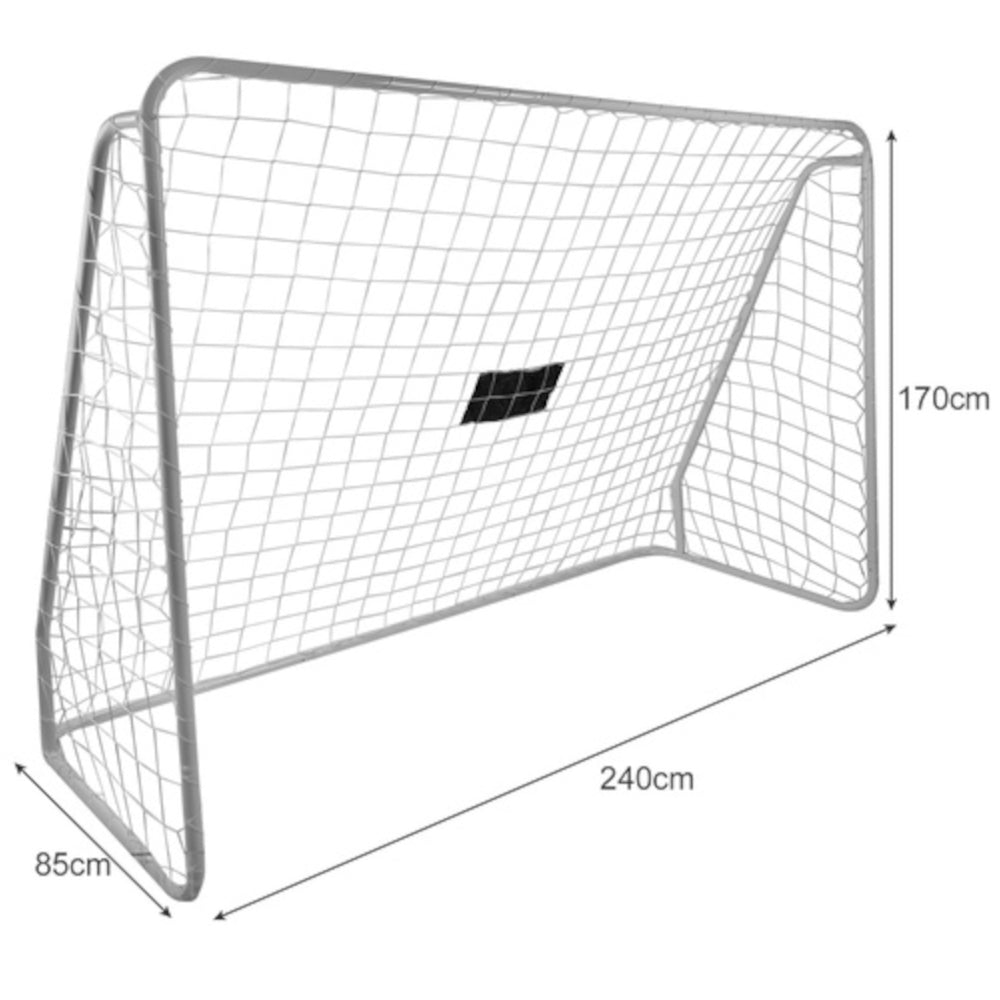 Trizand Fodboldmål 240x170 cm + Måldug til Skudtræning