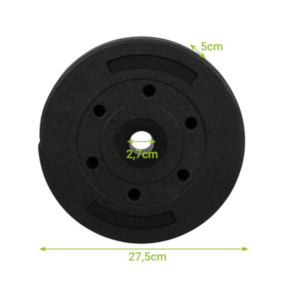 Viktskiva 5 kg (25 mm)