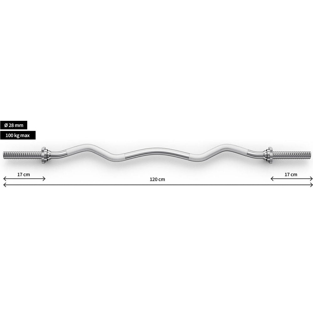 Curlstång Ø28 - 120 cm