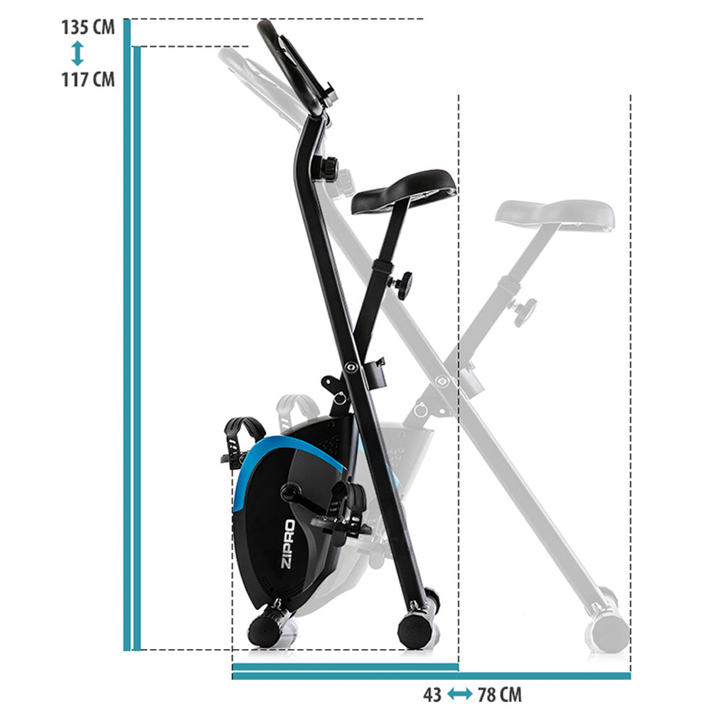 Zipro Future X hopfällbar motionscykel