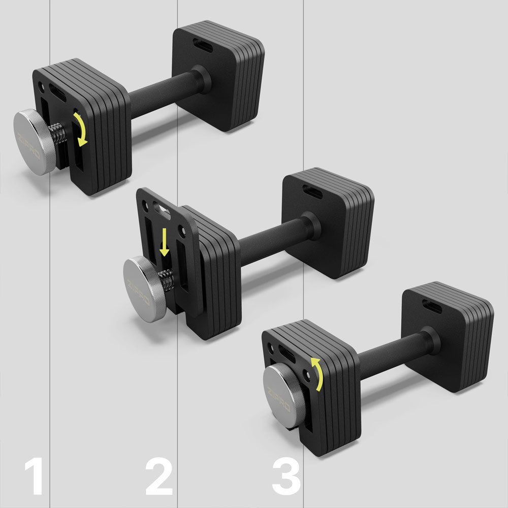 Zipro Justerbar hantel 16 kg